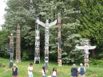 Totem poles in Stanley Park